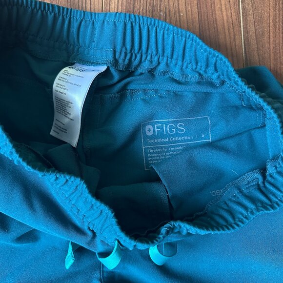 Figs Mens Carribean Blue Tansen Jogger Scrub Pants - Picture 2 of 3